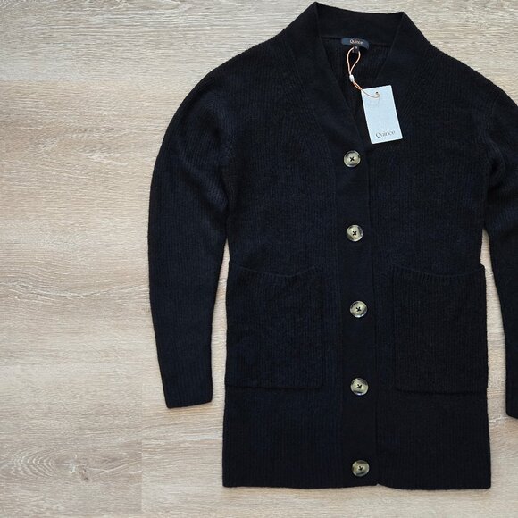 Quince Baby Alpaca Wool Oversized Cardigan Size Small MSRP $99 New with tags - Picture 11 of 14